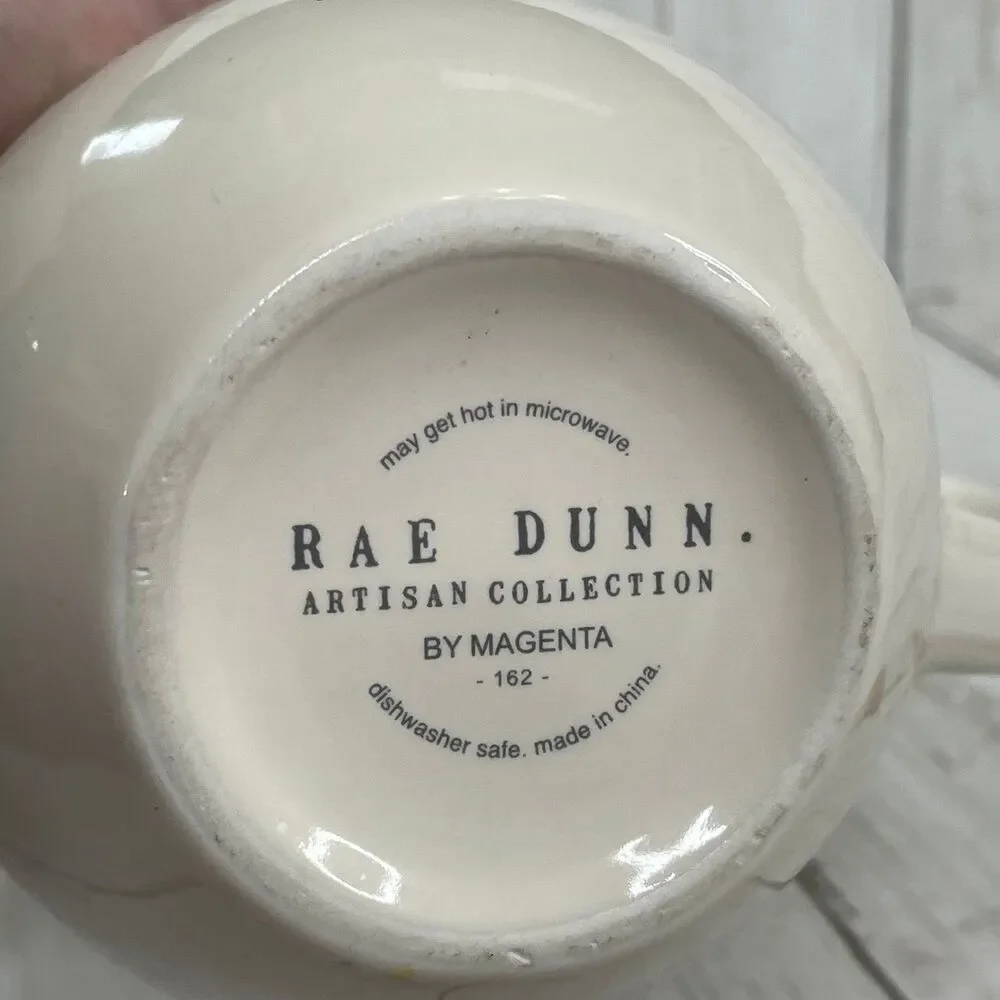 COPY - Rae Dunn Round Pilgrim or Witch’s Hat Mug “home is where you hang your h…
